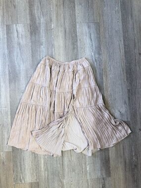 FREE PEOPLE Maeve Midi Skirt - Stucco